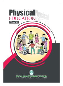 Physical Education Class XII Textbook: Sports Planning & Management