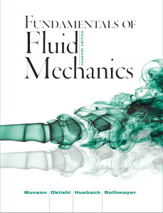 Fundamnetal of Fluid Mechanics
