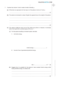 Physics Exam Paper: Mechanics & Energy