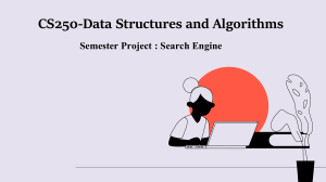 DSA Search Engine Project Presentation