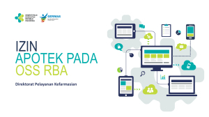 2. Izin Apotek pada OSS RBA