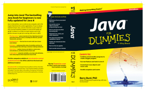 Java for Dummies (6th ed.) 