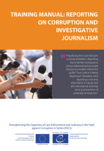 Training Manual-Reporting on Corruption Investigative Journalism EN