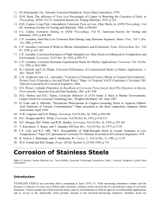 ASM Handbook Volume 13 Corrosion (Corrosion of Stainless Steels)