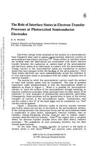 The Role of Interface States in Electron-Transfer Photoexited SC