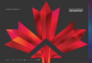 Invest in Canada - Your Canadian Advantage Guide 2022 - EN