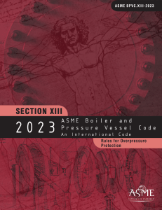 ASME BPVC 2023 Section XIII