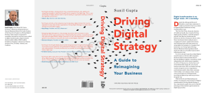 Drving Digital Strategy - Sunil Gupta