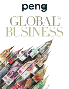 MANAGEMENT Global Business (Mike W. Peng) 