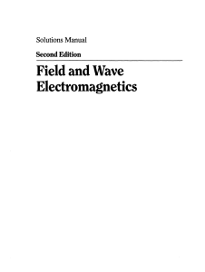 pdfcoffee.com field-and-wave-electromagnetics-2nd-edition-solution-manual-david-k-chengpdf-4-pdf-free