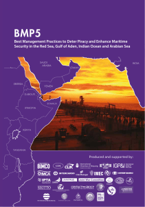 Maritime Security BMP5: Deterring Piracy in Red Sea & Indian Ocean