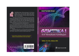 Buku Genetika I Arif Memahami Kehidupan