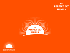 01. Perfect Day Formula v2 - Quick Start Guide