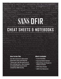 SANS DFIR Cheat Sheet Booklet v2 (1)