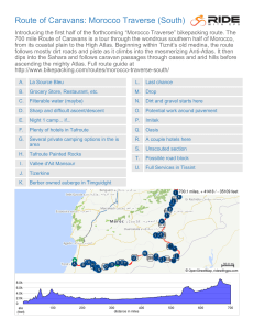 Route of Caravans- Morocco Traverse -South-