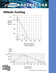 Alititude Tracking & Launch Graphs