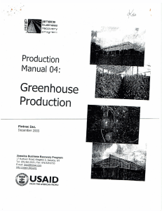 JBRP production Manual 04 Green house Production