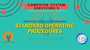 CSS 5 LESSON 5 STANDARD OPERATING PROCEDURES PPT