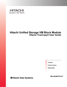 Hitachi Truecopy User Guide