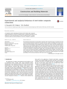 Steel-Timber Composite Connections: Experimental Analysis