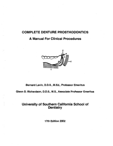 Complete Denture-Bernard Levin-pdf