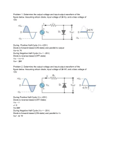 4. Diode Applications (Clippers)