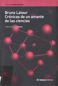 pdfcoffee.com cronicas-de-un-amante-de-las-ciencias-bruno-latour-4-pdf-free