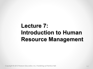 Lecture 7 HRM