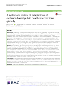 PH7535 M8 A systemic review od adoption