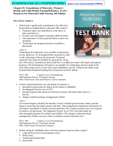 Test Bank For Maternal Child Nursing 6th Edition By McKinney