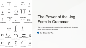 The-Power-of-the-ing-Form-in-Grammar
