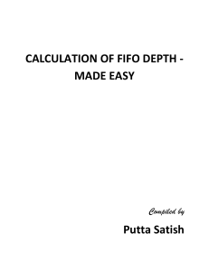 FiFO Depth Calculation