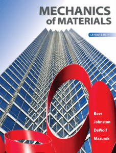 Mechanics of Materials By B J 7th