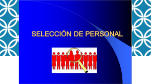 Selección y Reclutamiento de personal