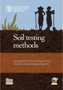 Soil testing methods