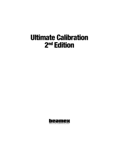 Beamex Book - Ultimate Calibration 2nd edition