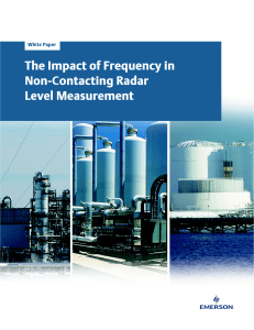 The Impact of Frequency in Non-Contact Radar Level Measurement by Emerson Electric Inc.