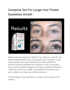 Careprost 3ml For Longer And Thicker Eyelashes Growth