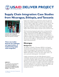 Supply Chain Integration Case Studies from Nicaragua, Ethiopia, and Tanzania