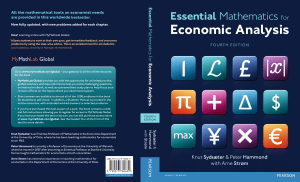 Essential Mathematics for Economic Analysis （4th Edition） 