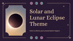 Solar and Lunar Eclipse Theme by Slidesgo