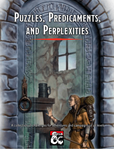 puzzle predicaments and perplexities 
