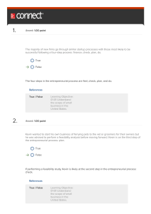 Entrepreneurial Small Business 6th Edition by Jerome KatzChapter 01 Test Bank