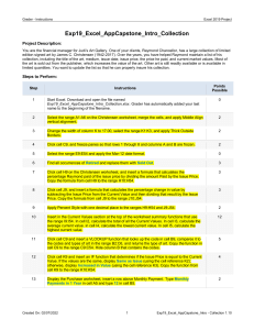 Exp19 Excel AppCapstone Intro Collection Instructions