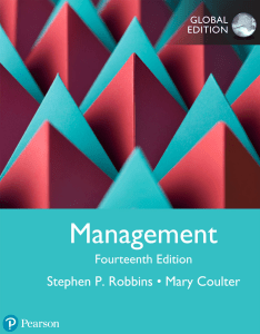 Management Global Edition 14e, Robbins & Couter