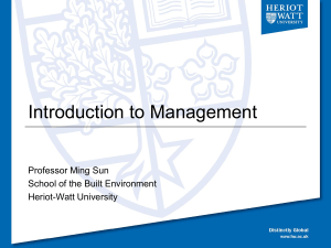 Introduction to management(2)