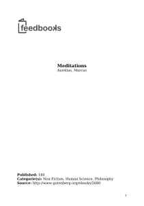 Meditations by Marcus Aurelius: Philosophy Ebook