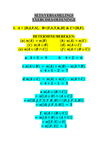 # 1 SETS REVISED FOR 2016