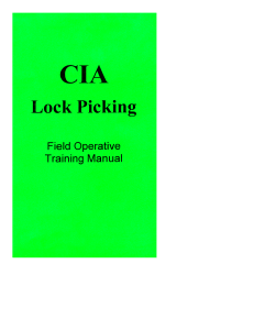 CIA Lock Picking Field Operative Training Manual (Central Intelligence Agency) (z-lib.org)