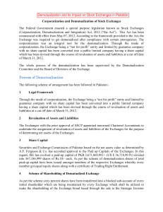 Demutualization and its Impact on Stock Exchanges in Pakistan-243